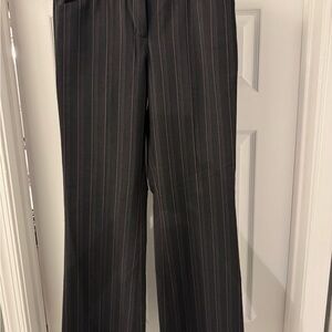 90’s Express Design Studio Black Pink & Gray Pinstripe Dress Pants Size 6
